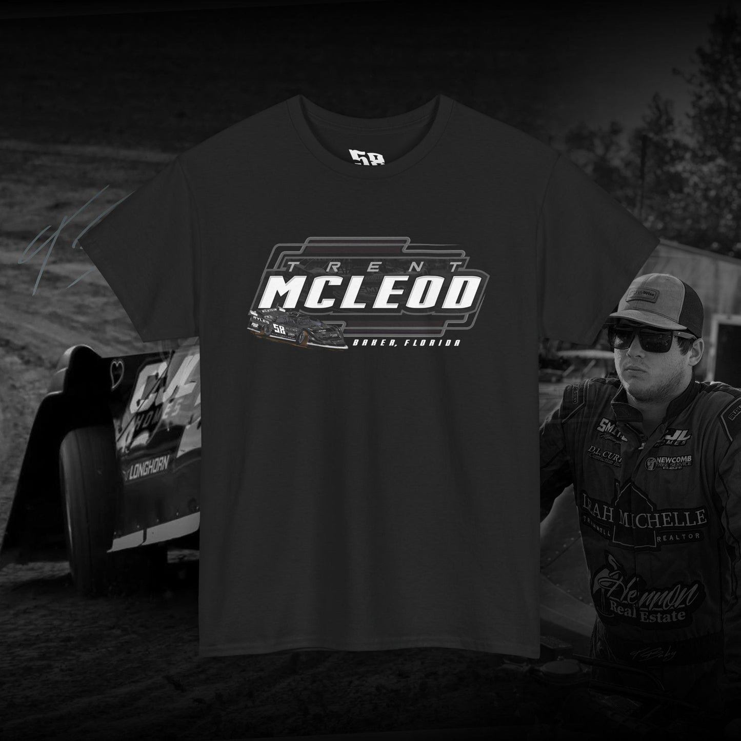 T-Baby B&W Dirt Late model