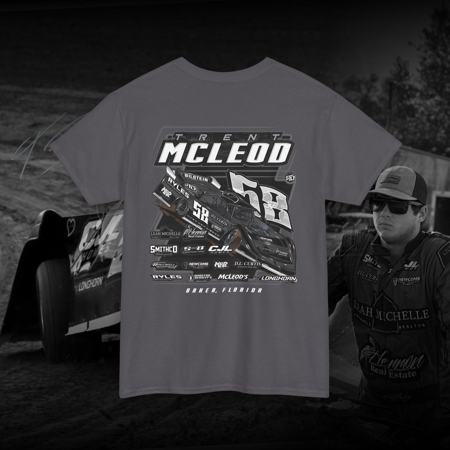 T-Baby B&W Dirt Late model