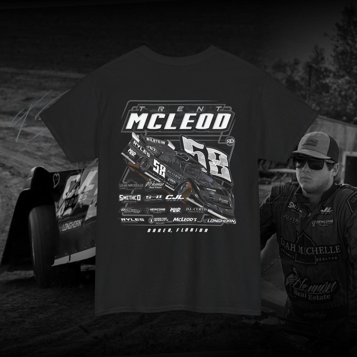 T-Baby B&W Dirt Late model