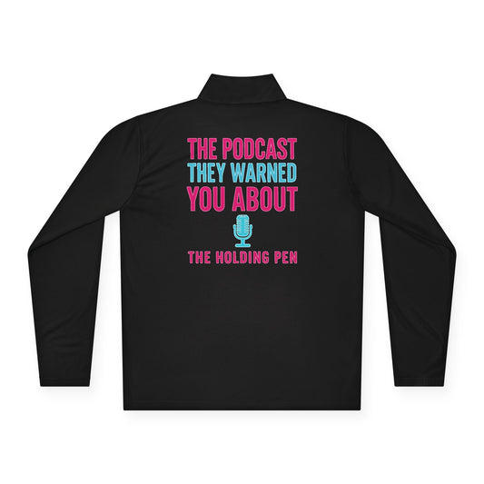 Warning The Holding Pen Quarter-Zip Pullover
